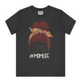 #MOMLIFE Graphic Design Black T-shirt product type